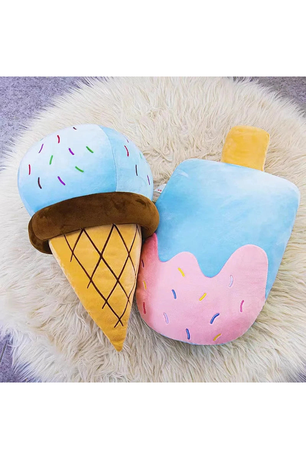 Sweet Ice Cream Plush Pillow