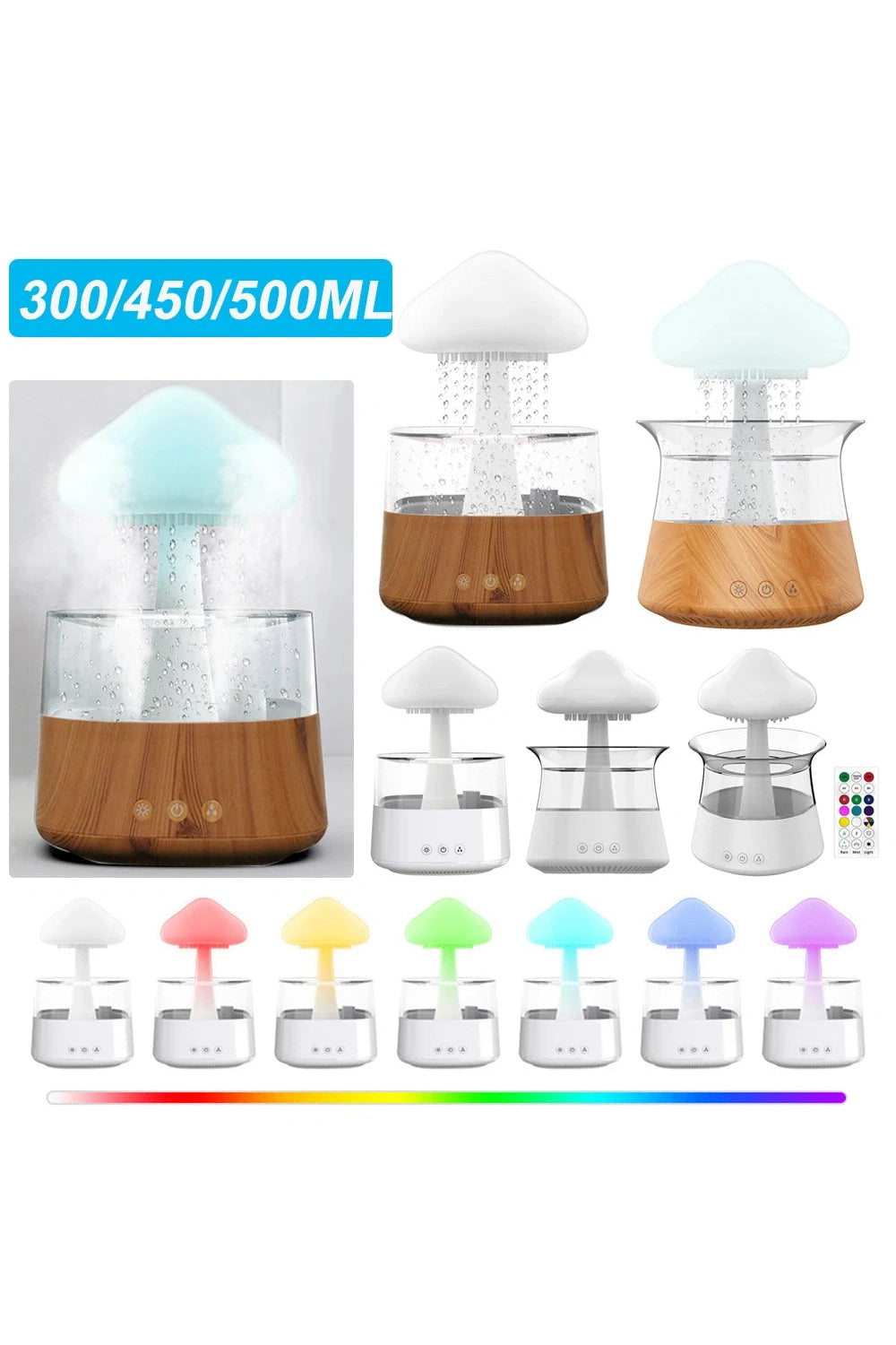 Aromatherapy Mushroom Night Humidifier