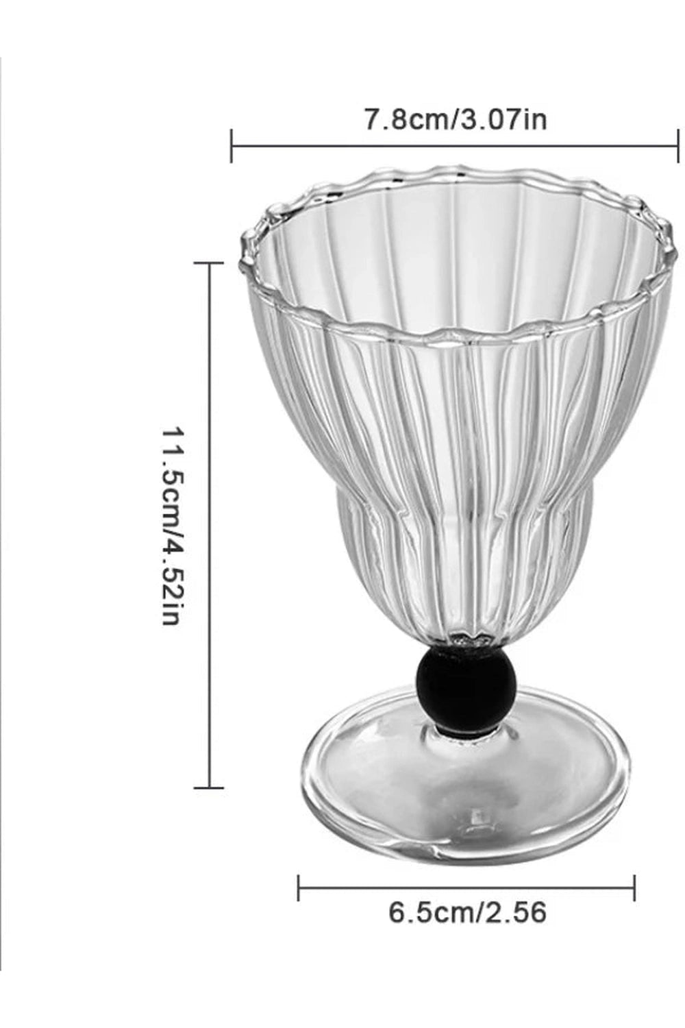 Glass Dessert Goblet