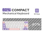 Hot Swappable 60% Mechanical Keyboard