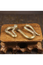 Copper Snake Mini Statue