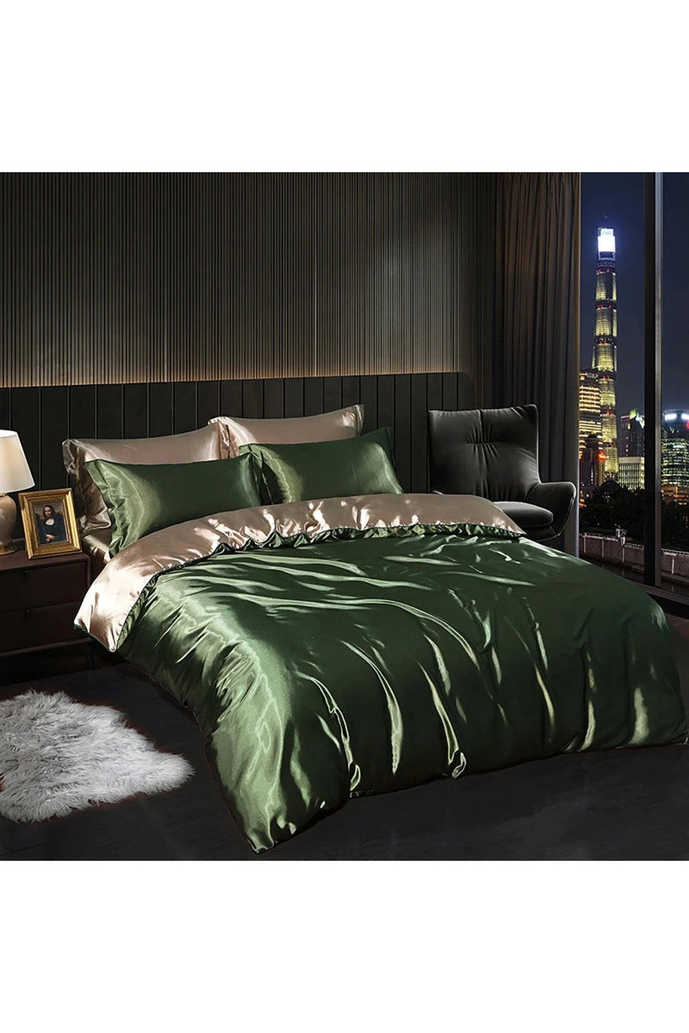 High-End Satin Bedding Set