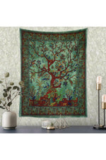 Enchanted Forest Tree of Life Tapestry