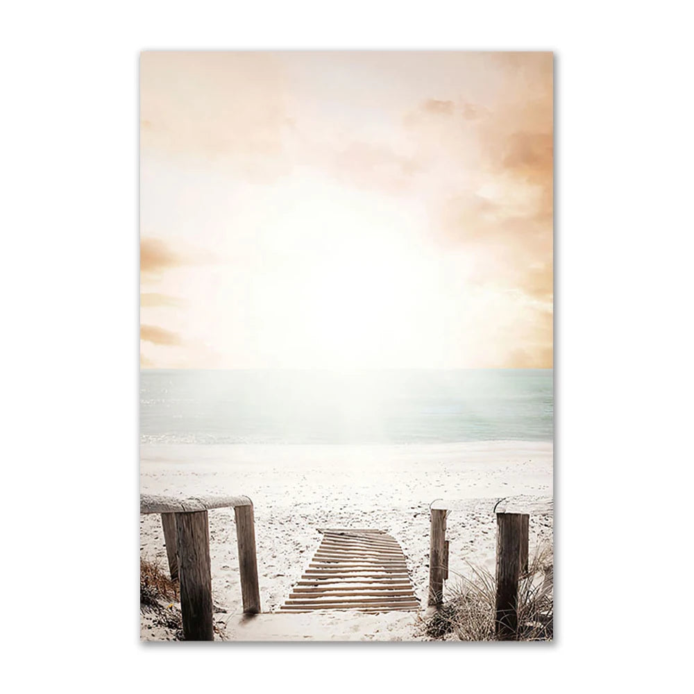 Caribbean Beach Canvas Poster