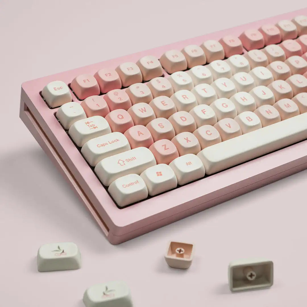 Pink Cherry Custom Keycaps