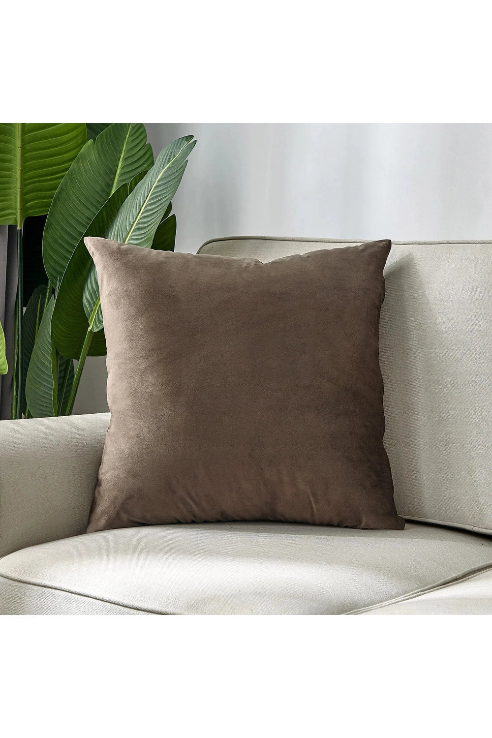 Earth Tone Velvet Pillow Case