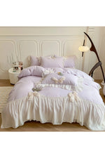 Chiffon Lace Romantic Bedding Set