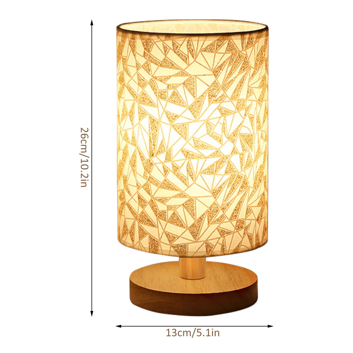 Golden Glow Leaf Table Lamp