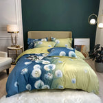 Nordic Orange Floral Bedding Set