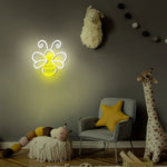 Bee Neon Wall Light