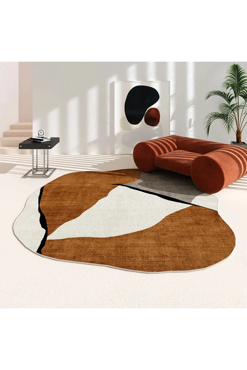 Desert Wave Abstract Area Rug