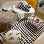 Checkerboard Patterned Rug