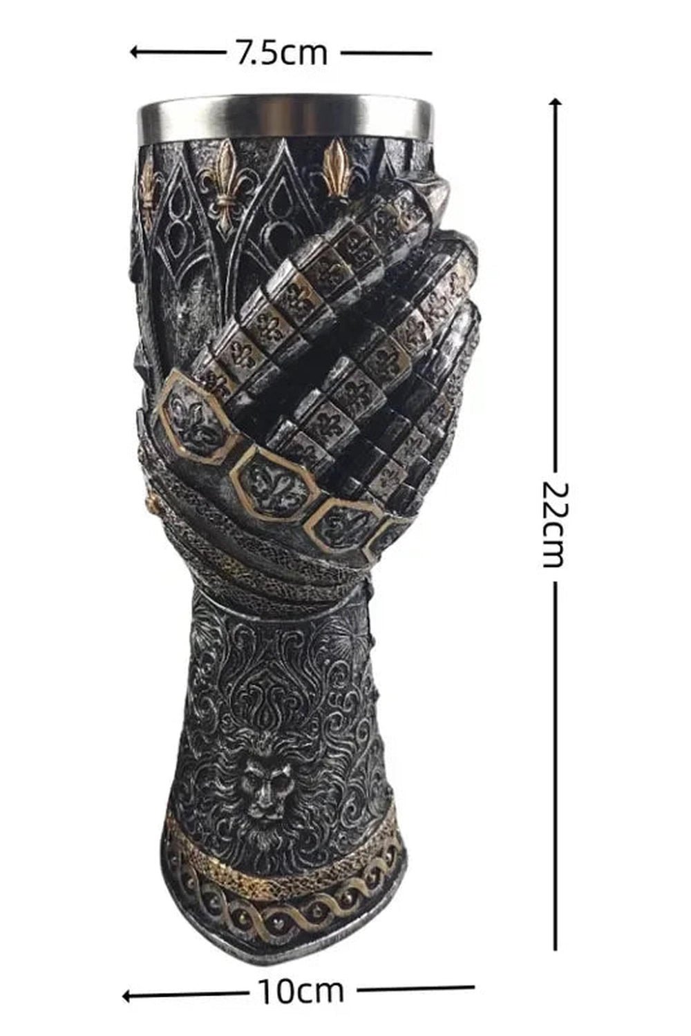 Medieval Knight's Gauntlet Goblet