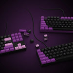 Black Purple ISA Keycaps