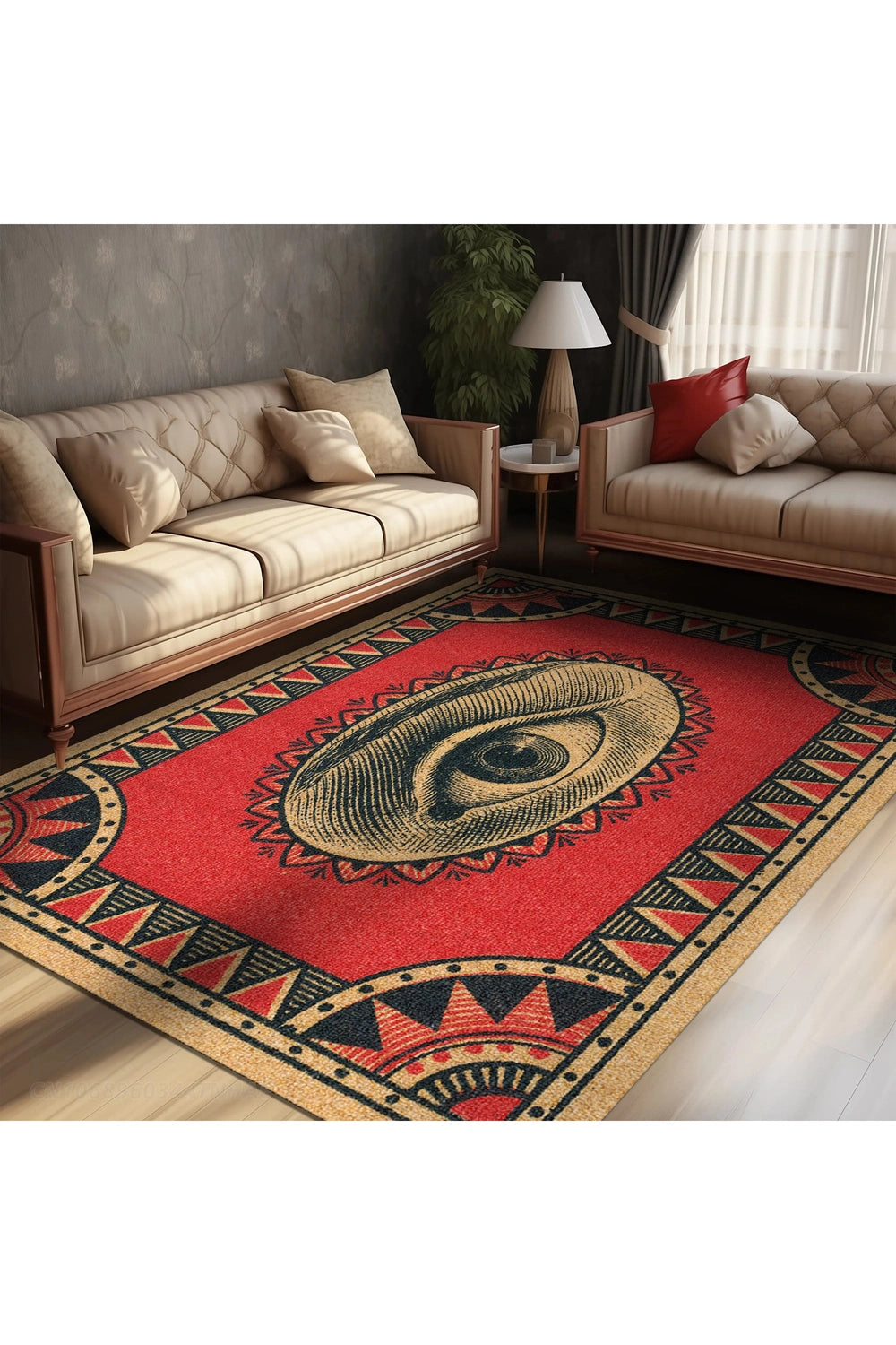 Retro Creative Eye Rug