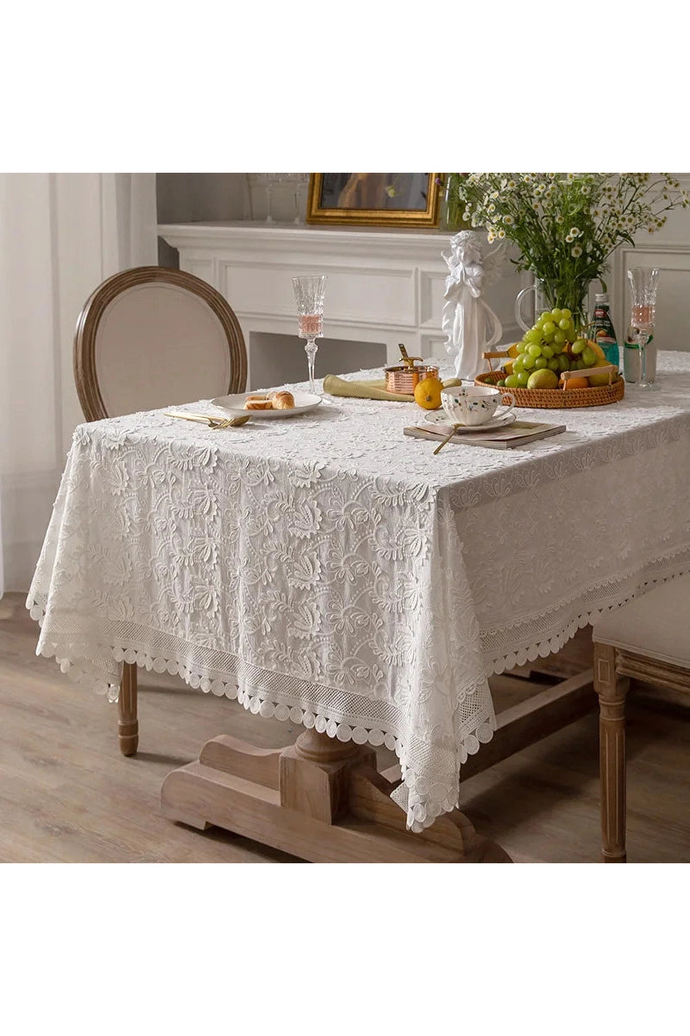 Vintage Lace Elegance Tablecloth