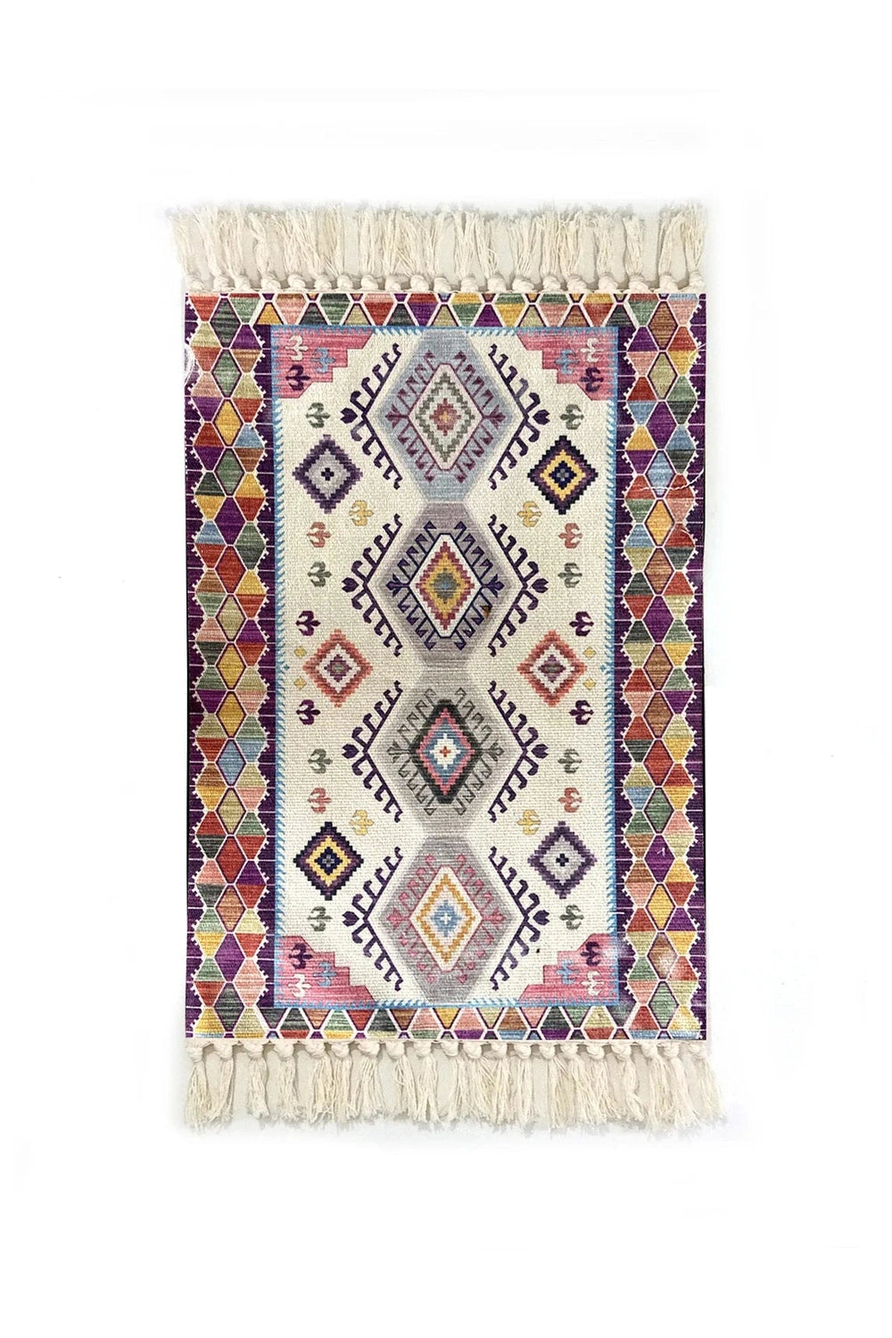 Bohemian Sunrise Geometric Rug