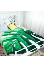 Jungle Leaf Cozy Blanket