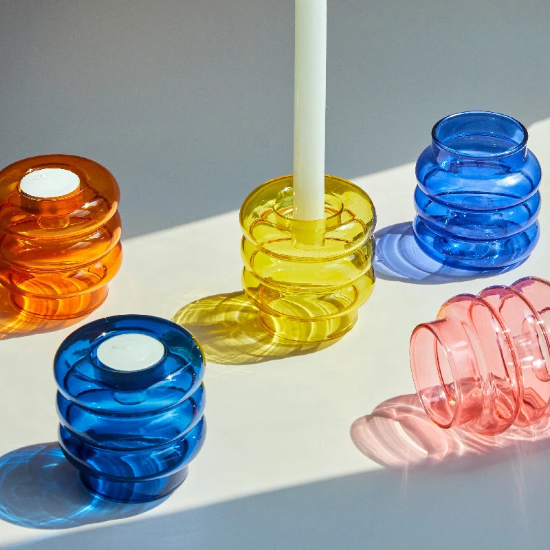 Taper Glass Candle Holder