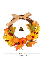 Mini Harvest Pumpkin Wreath