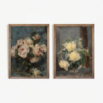 Romantic Floral Canvas Poster