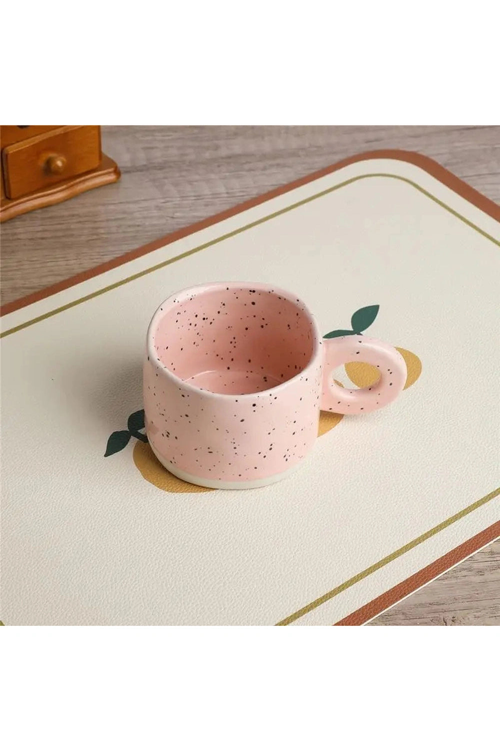 Ring Handle Porcelain Mug