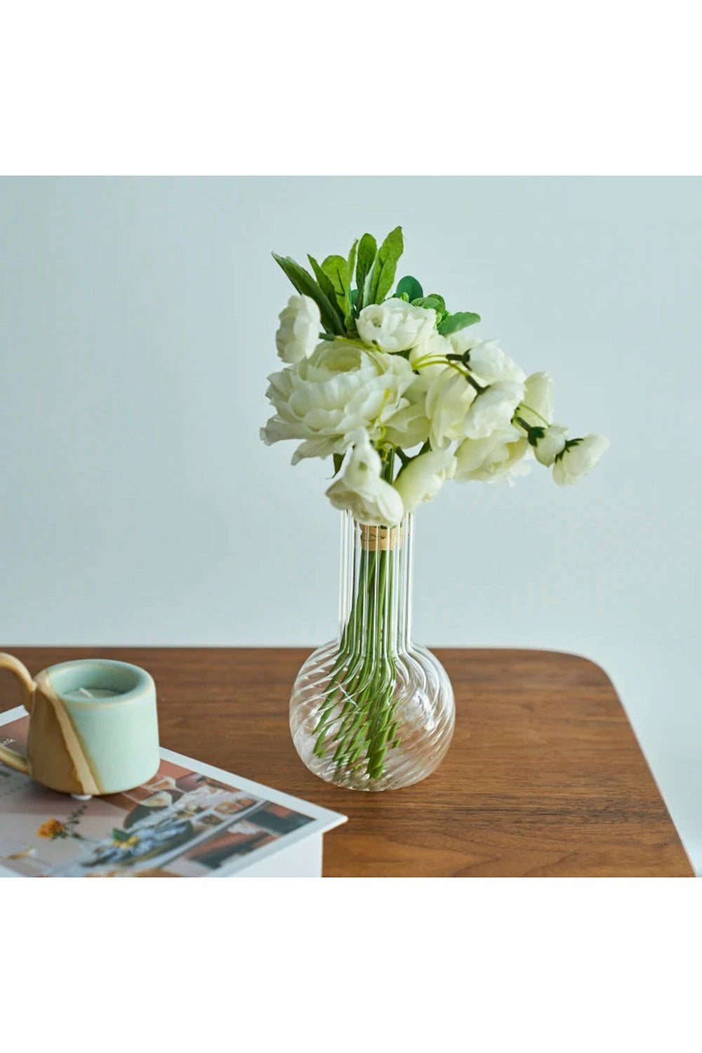 Clear Modern Glass Vase