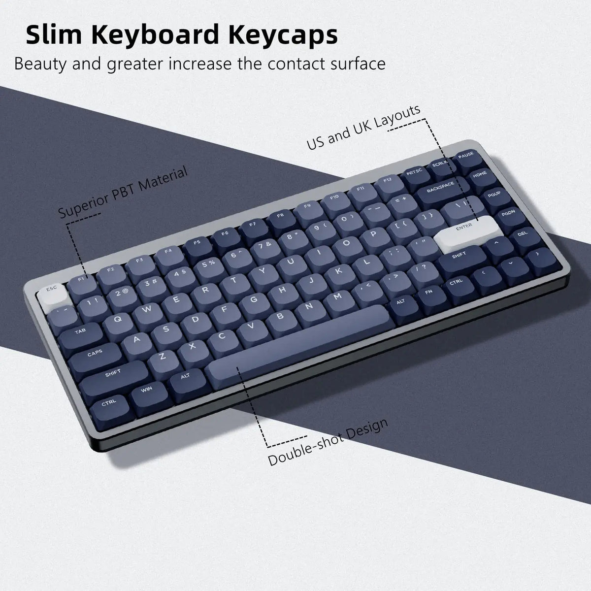 Slim Profile Gaming Keycaps