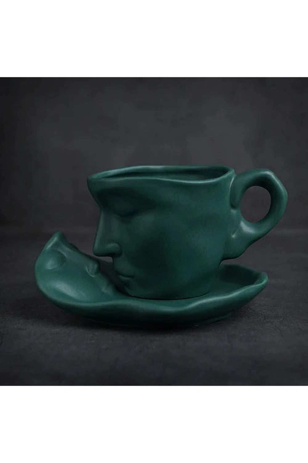 Sculpture Couple Coffee Cup Set