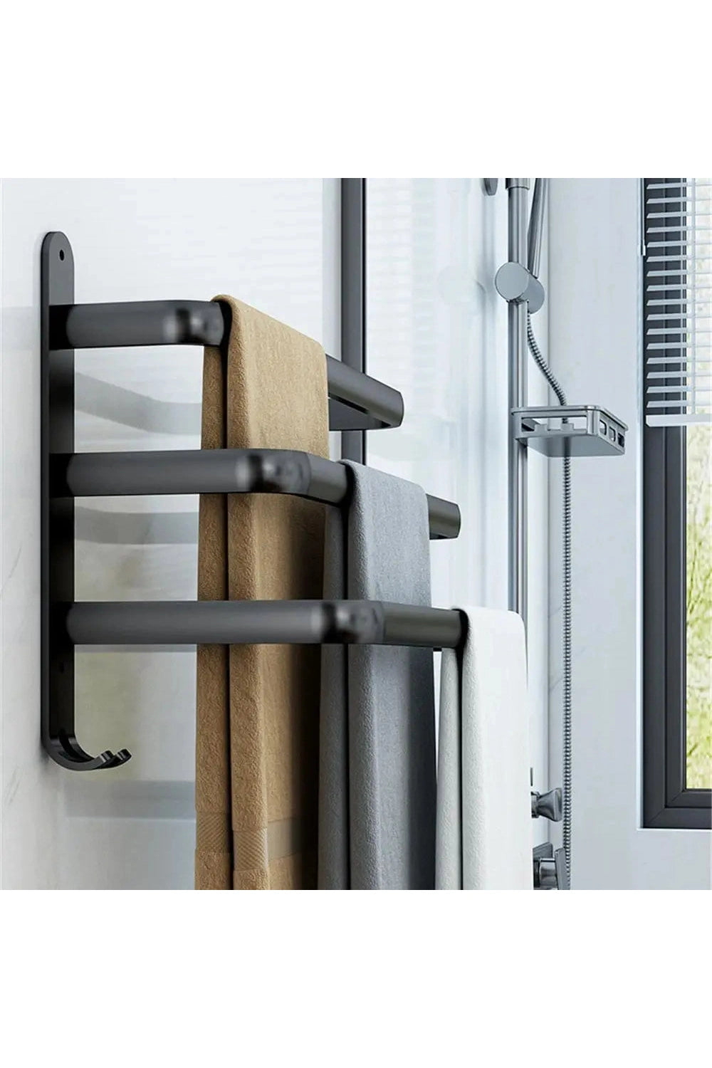 Space-Saving Towel Shelf