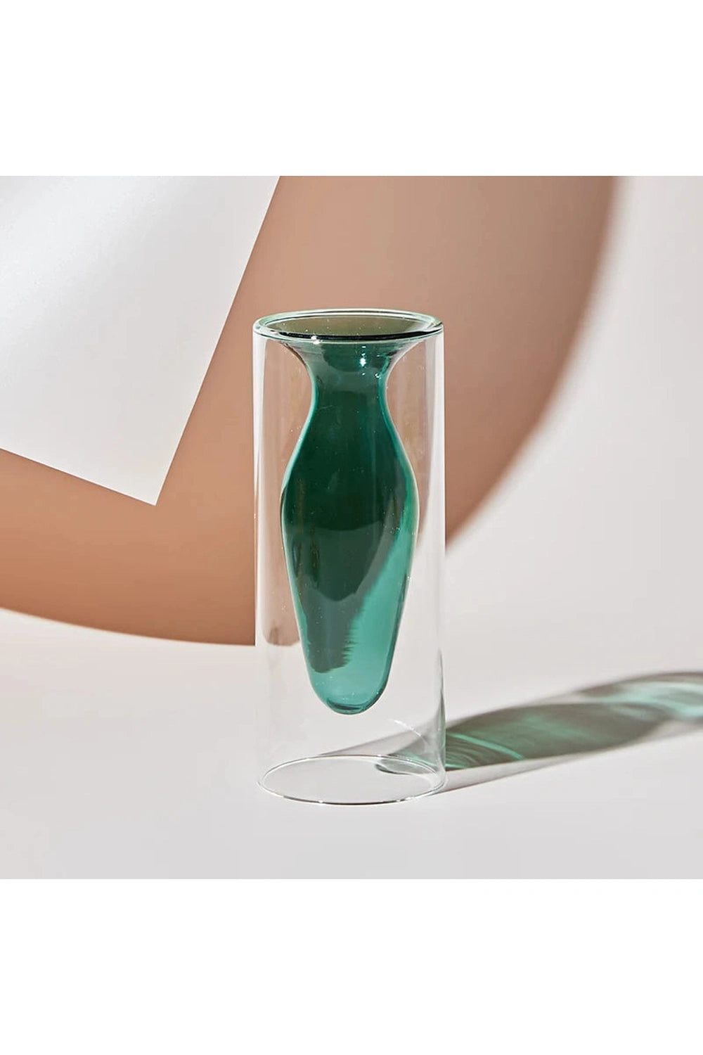 Hydroponic Colored Glass Vase