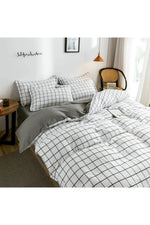 Grey Simple Bedding Set