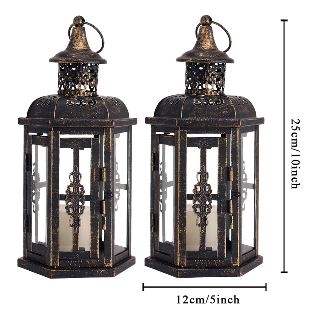 Metal Hanging Candle Lantern