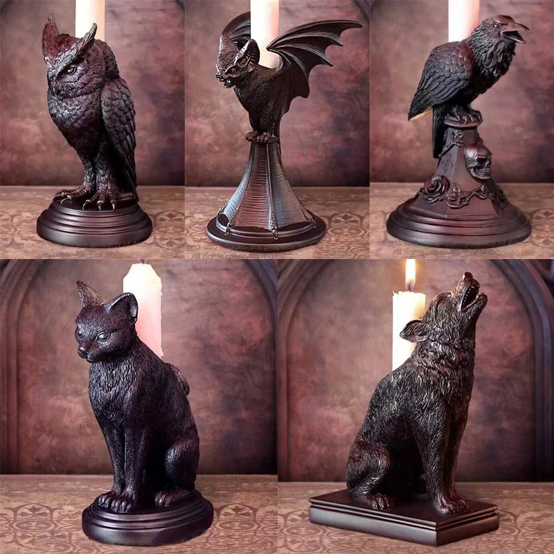 Witchy Animal Candleholder