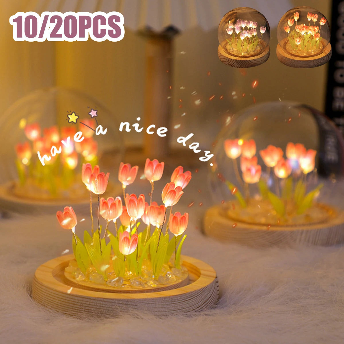 Enchanted Fairycore Bloom Night Light