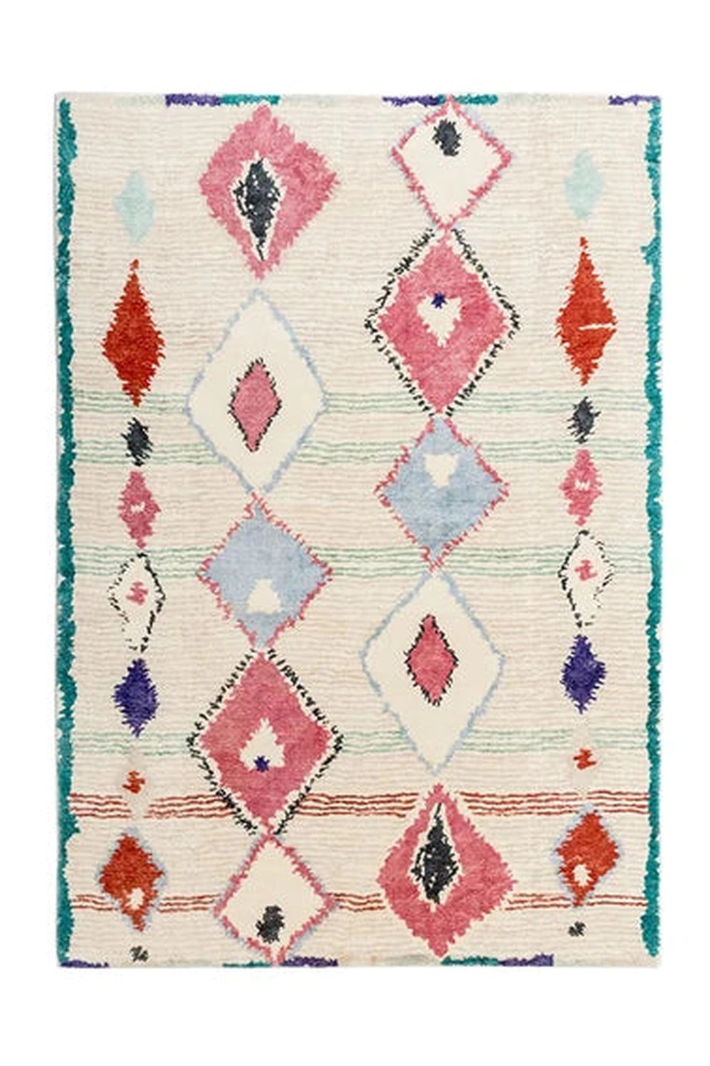 Plush Persian Moroccan Rug