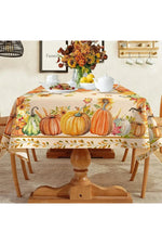 Autumn Harvest Pumpkin Tablecloth