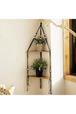 Bohemian Corner Hanging Shelf