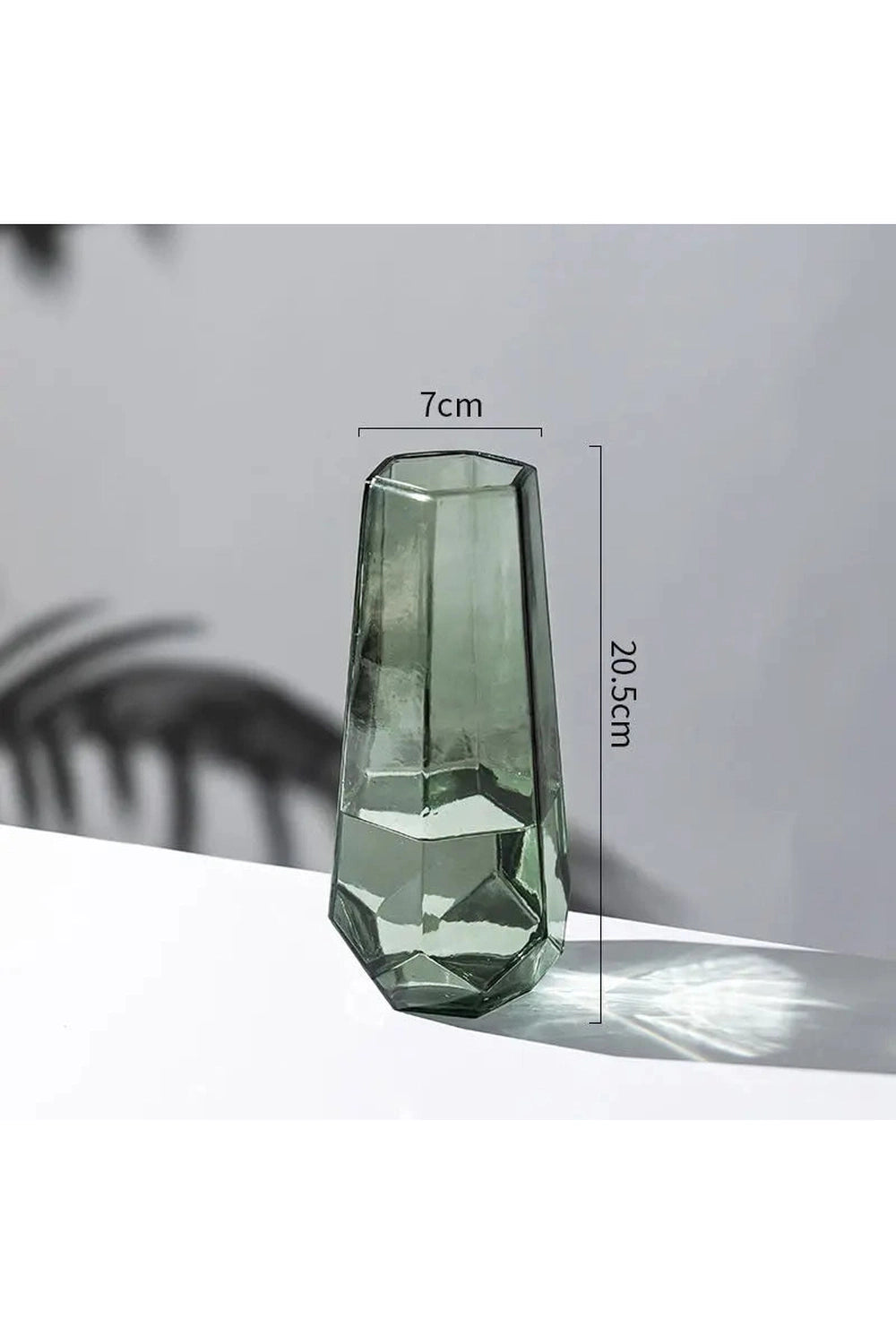 Transparent Glass Flower Vase