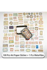 Vintage Ephemera Scrapbooking Stickers