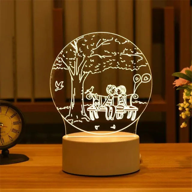 Light Academia Whimsy Night Light