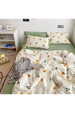 Floral Korean Romantic Bedding Set