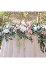 White Rose Wedding Garland