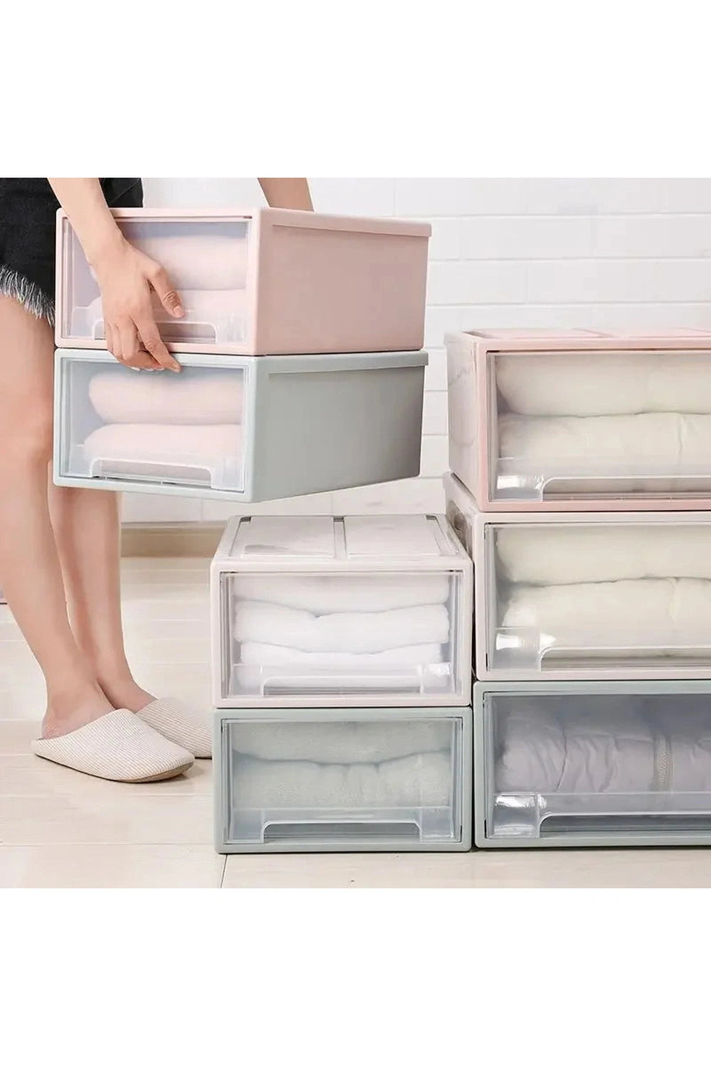 Stackable Minimalist Storage Bins