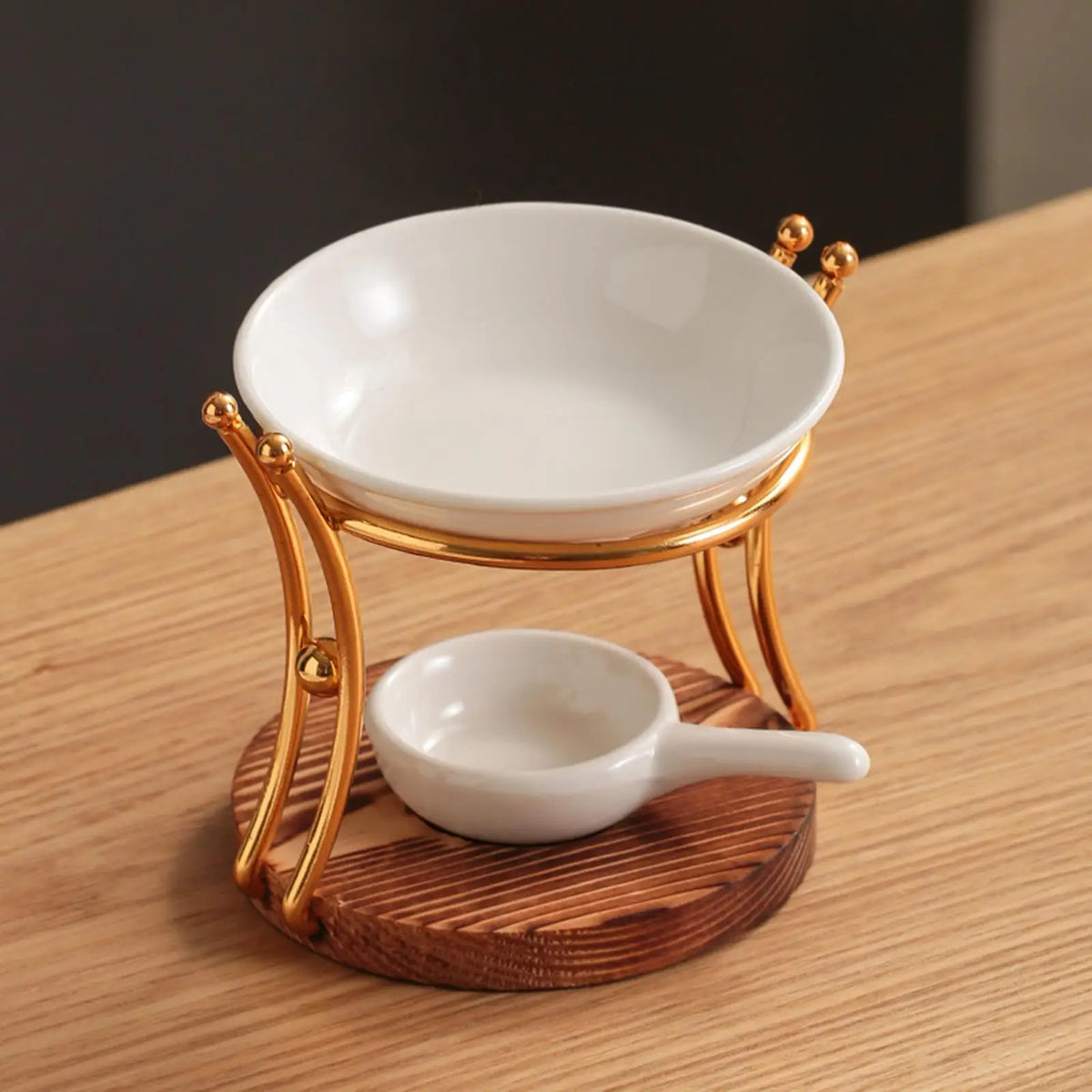 Golden Serenity Oil Warmer