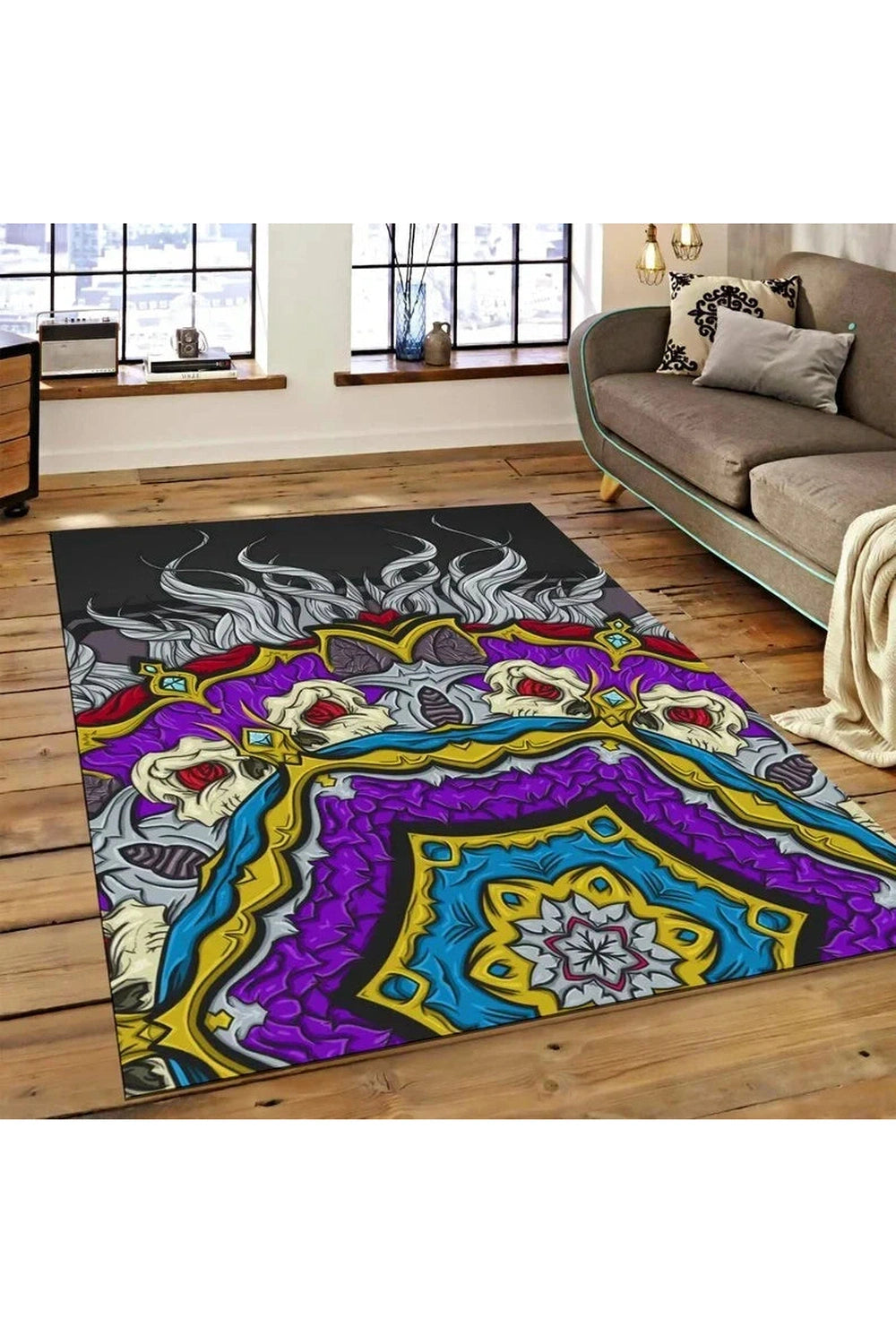 Wild Tiger Jungle Art Rug