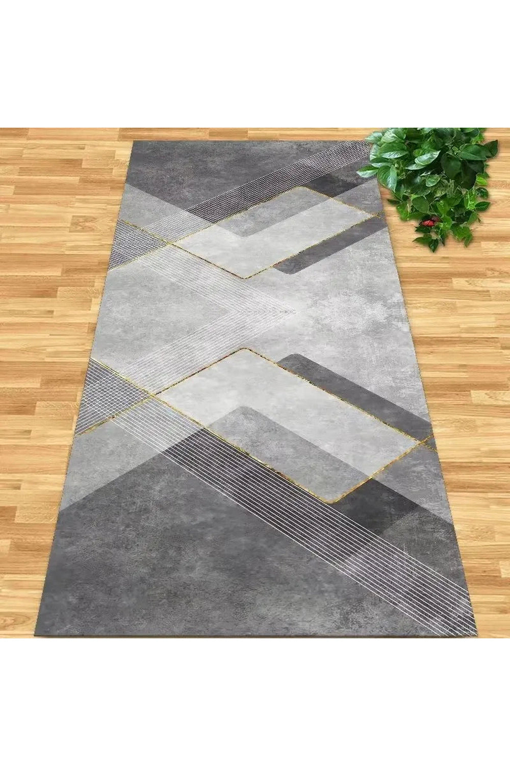 Geometric European Runner Rug