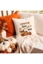 Pumpkin Spice Pillow Cover