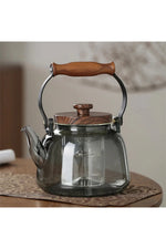 Embossed Glass Kettle Infuser