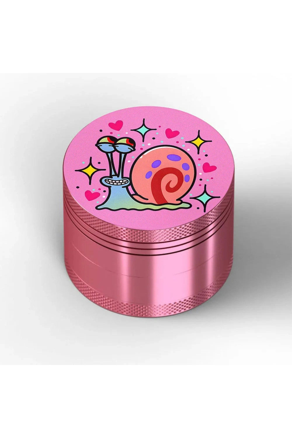 Snail Pattern Pink Grinder